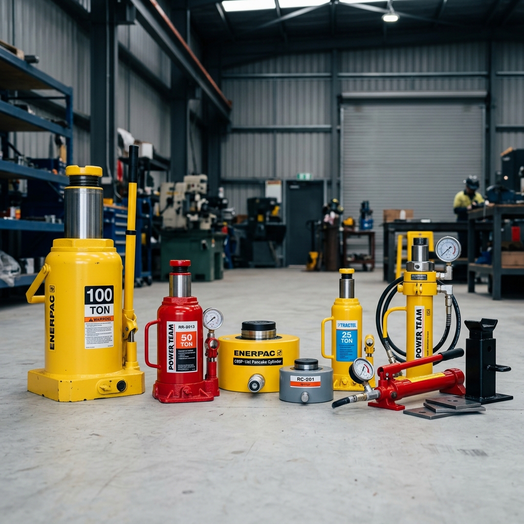 Heavy Duty Hydraulic Jack Manufactured by HYDROMAINT Belagavi